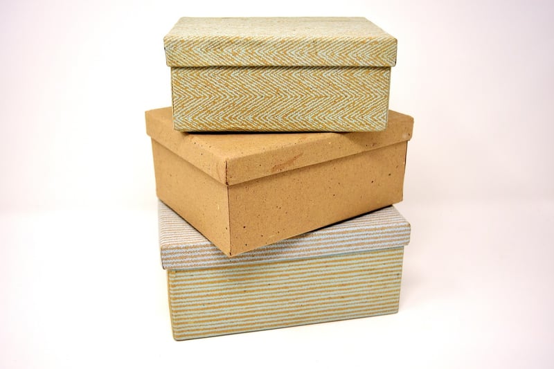 Craft with cardboard boxes