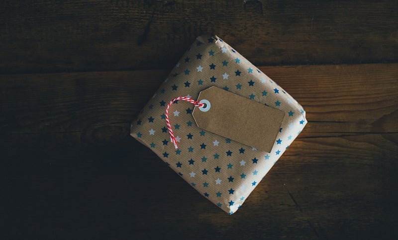 Upcycle gift wrap